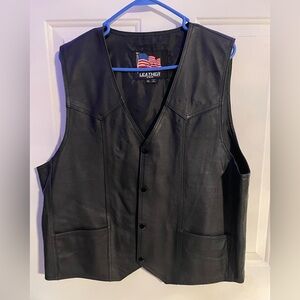 Black Men's Vest